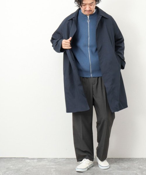 NOLLEY’S goodman(ノーリーズグッドマン)/【TAION/タイオン】《限定展開 / ビジカジ対応》別注NON DOWN BAL COLLAR COAT  ステンカラー バルカラーコート/img11