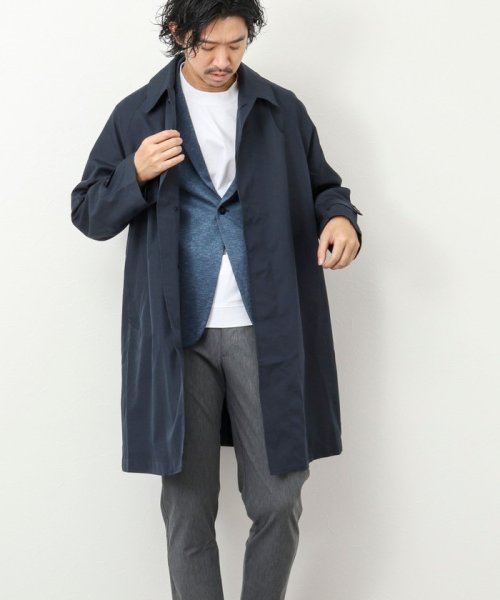 NOLLEY’S goodman(ノーリーズグッドマン)/【TAION/タイオン】《限定展開 / ビジカジ対応》別注NON DOWN BAL COLLAR COAT  ステンカラー バルカラーコート/img17