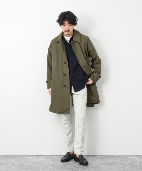 NOLLEY’S goodman(ノーリーズグッドマン)/【TAION/タイオン】《限定展開 / ビジカジ対応》別注NON DOWN BAL COLLAR COAT  ステンカラー バルカラーコート/img36