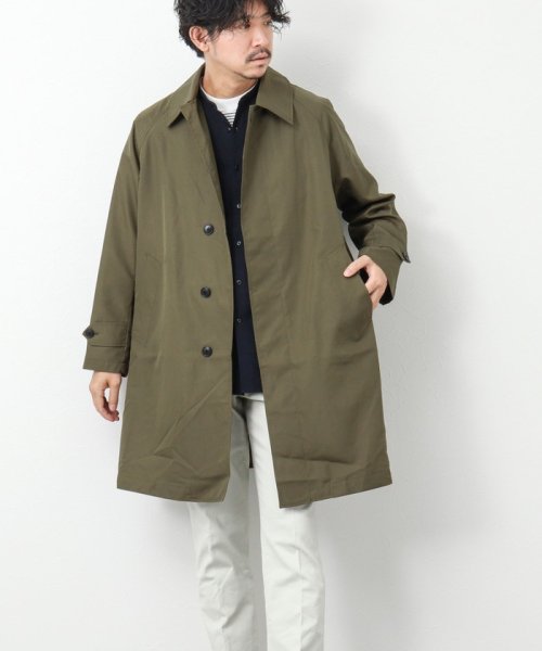 NOLLEY’S goodman(ノーリーズグッドマン)/【TAION/タイオン】《限定展開 / ビジカジ対応》別注NON DOWN BAL COLLAR COAT  ステンカラー バルカラーコート/img39