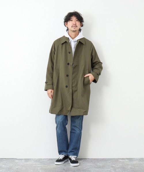 NOLLEY’S goodman(ノーリーズグッドマン)/【TAION/タイオン】《限定展開 / ビジカジ対応》別注NON DOWN BAL COLLAR COAT  ステンカラー バルカラーコート/img41