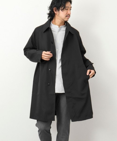 NOLLEY’S goodman(ノーリーズグッドマン)/【TAION/タイオン】《限定展開 / ビジカジ対応》別注NON DOWN BAL COLLAR COAT  ステンカラー バルカラーコート/img50