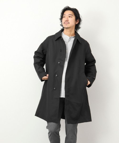 NOLLEY’S goodman(ノーリーズグッドマン)/【TAION/タイオン】《限定展開 / ビジカジ対応》別注NON DOWN BAL COLLAR COAT  ステンカラー バルカラーコート/img51