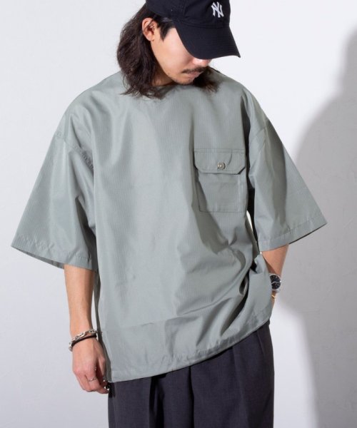 GLOSTER(GLOSTER)/【限定展開】【TAION/タイオン】ミリタリー Ripstop 半袖Tシャツ/img08