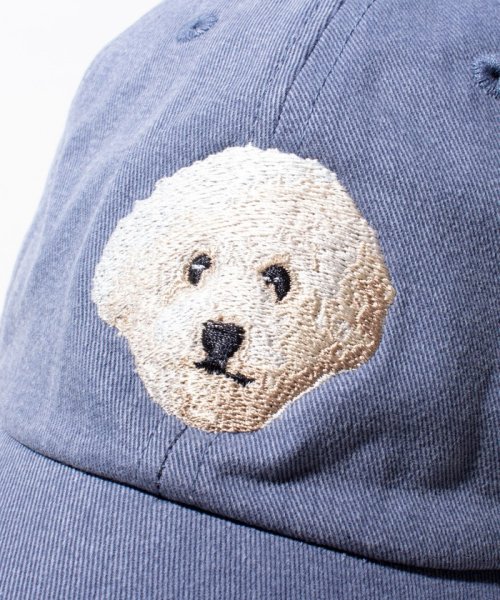 GLOSTER(GLOSTER)/【GLOSTER/グロスター】WASHED DOG embroidery CAP キャップ 刺繍/img03