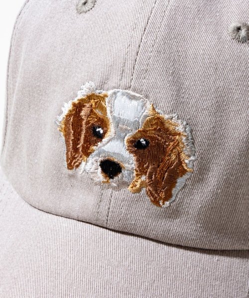 GLOSTER(GLOSTER)/【GLOSTER/グロスター】WASHED DOG embroidery CAP キャップ 刺繍/img06