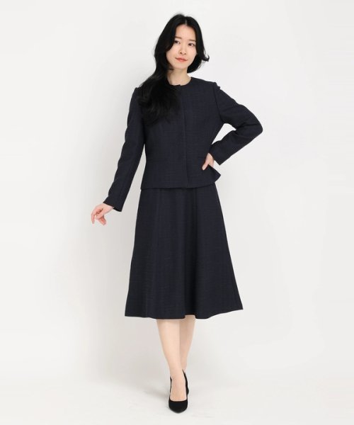 ノーカラージャケット 商品説明＊シダーツイード＊洗濯：ドライクリーニング UO1585799510(12100円)