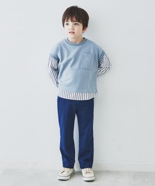 THE SHOP TK（KID）(ザ　ショップ　ティーケー（キッズ）)/【110－160/大人気のびーるパンツ】ストレート＆フレア/img21