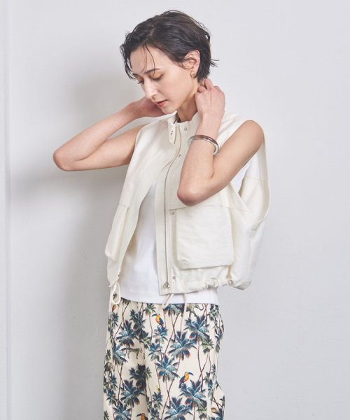 ＜SACRA＞ノースリーブ ジャケット ベスト 