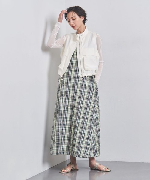 ＜SACRA＞ノースリーブ ジャケット ベスト 