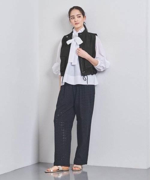 ＜SACRA＞ノースリーブ ジャケット ベスト 