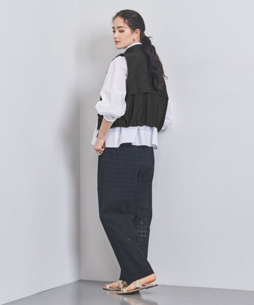 ＜SACRA＞ノースリーブ ジャケット ベスト 