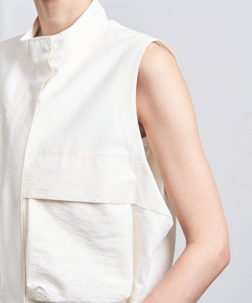 ＜SACRA＞ノースリーブ ジャケット ベスト 