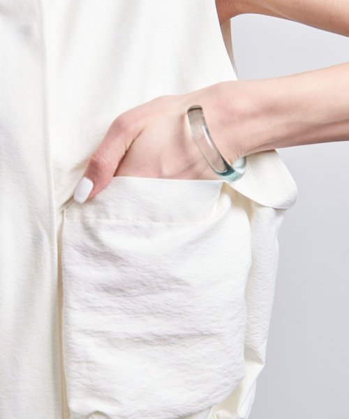 ＜SACRA＞ノースリーブ ジャケット ベスト 