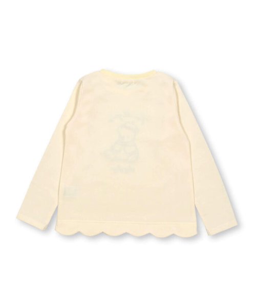 SLAP SLIP(スラップスリップ)/クマウサギアニマルパッチスカラップ裾長袖Tシャツ(80~130cm)/img06