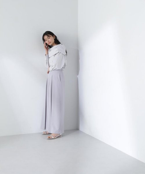 NATURAL BEAUTY BASIC(ナチュラルビューティーベーシック)/オフショルブラウス　24SS/img10