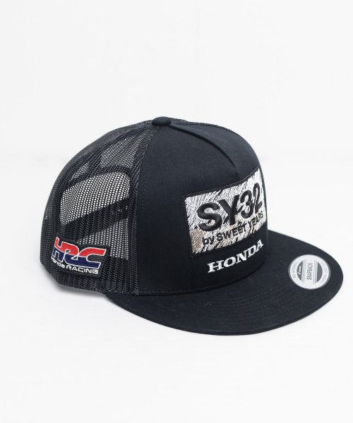 ar/mg(エーアールエムジー)/【73】【A120－014】【SY32 by SWEET YEARS x HONDA】TRUCKER MESH CAP/img03