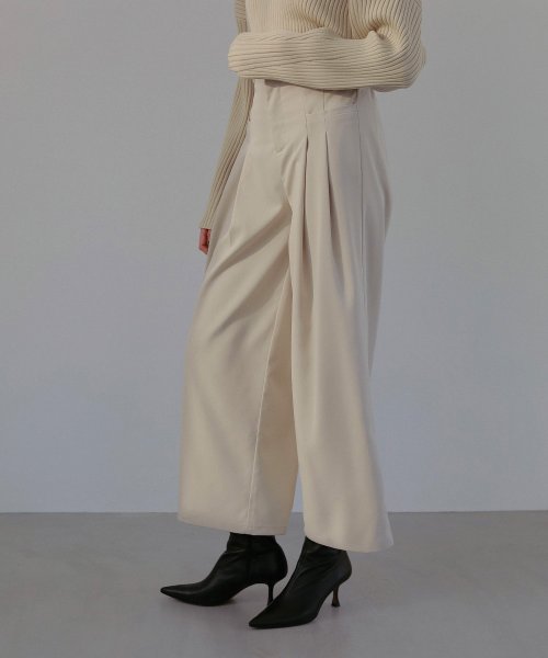 MIELI INVARIANT(ミエリ インヴァリアント)/Ester Twill Tack Pants/img03