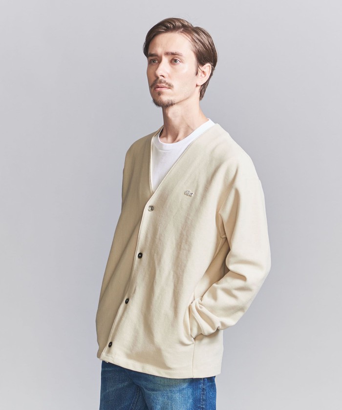 LACOSTE for BEAUTY&YOUTH＞ 1トーン カーディガン ＜LACOSTE