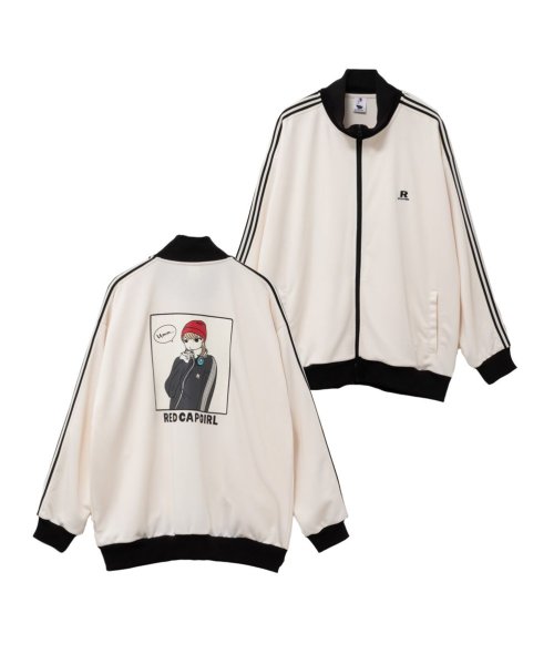 MAC HOUSE(men)(マックハウス（メンズ）)/RED CAP GIRL レッドキャップガール ジャージ素材 バックプリントトラックジャケット 24311/img02