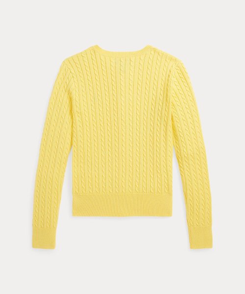 (ガールズ 7才～16才)ミニケーブル コットン カーディガン Cotton TM