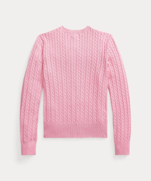 (ガールズ 7才～16才)ミニケーブル コットン カーディガン Cotton TM