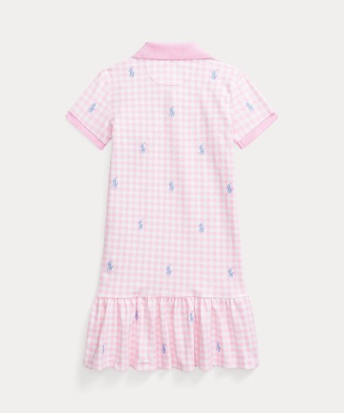 POLO RALPH LAUREN(POLO RALPH LAUREN)/(ガールズ 2才～6才)ギンガム Polo ポニー メッシュ ポロ ドレス/img01