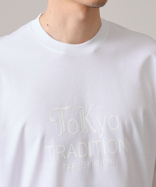 TAKEO KIKUCHI(タケオキクチ)/3Dロゴ プリント Tシャツ/img13