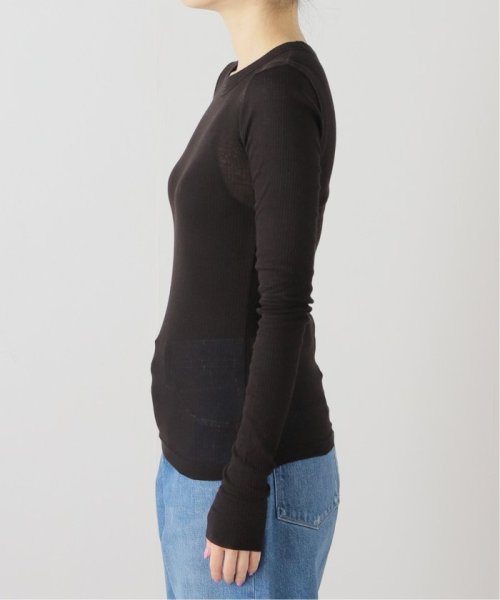 NOBLE(ノーブル)/【NINETY PERCENT】Rib Long Sleeve Top/img05