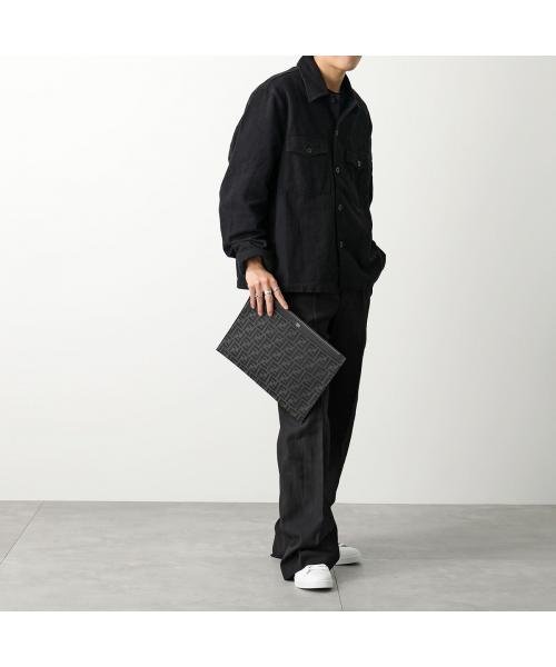 FENDI クラッチバッグ 7N0135 AFBV FFロゴ クラッチバッグ FENDI 7N0135 AFBV リストレット付き