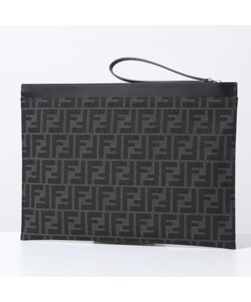 FENDI クラッチバッグ 7N0135 AFBV FFロゴ クラッチバッグ FENDI 7N0135 AFBV リストレット付き