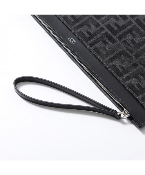 FENDI クラッチバッグ 7N0135 AFBV FFロゴ クラッチバッグ FENDI 7N0135 AFBV リストレット付き