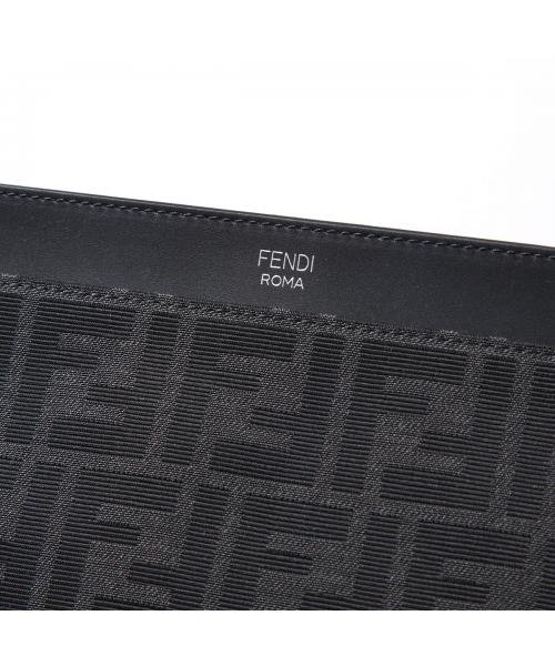 FENDI クラッチバッグ 7N0135 AFBV FFロゴ クラッチバッグ FENDI 7N0135 AFBV リストレット付き