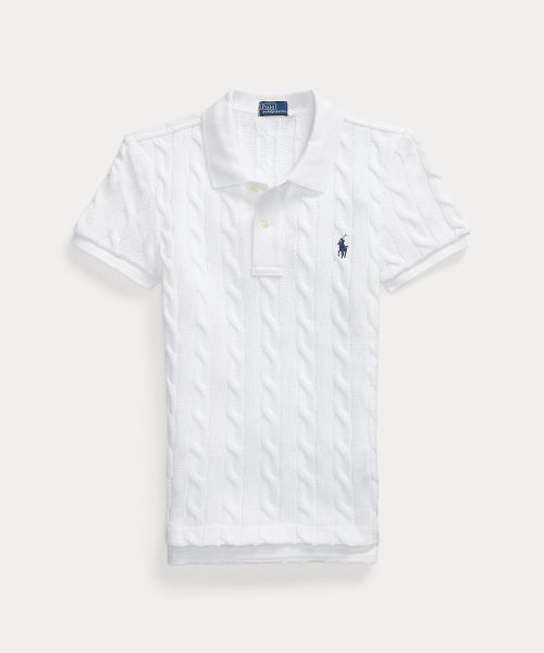 POLO RALPH LAUREN(POLO RALPH LAUREN)/ケーブルニット ポロシャツ/img01