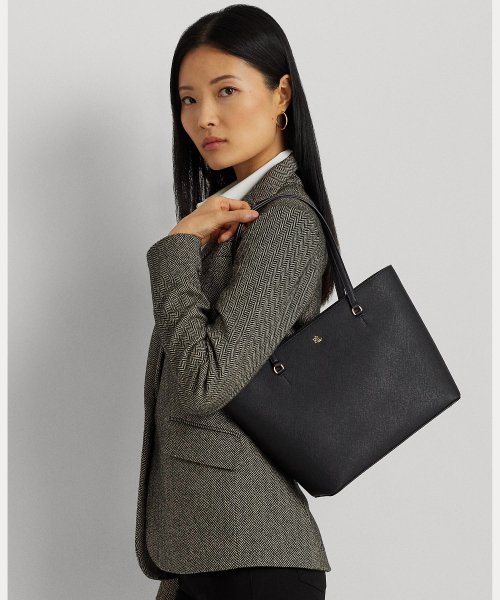 クロスハッチ レザー ミディアム Karly トート Ralph