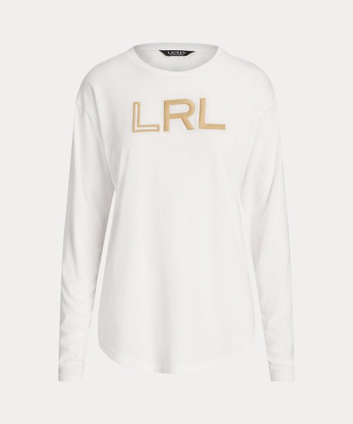 LAUREN RALPH LAUREN(LAUREN RALPH LAUREN)/ロゴ コットンブレンドジャージー ロングスリーブ Tシャツ/img01