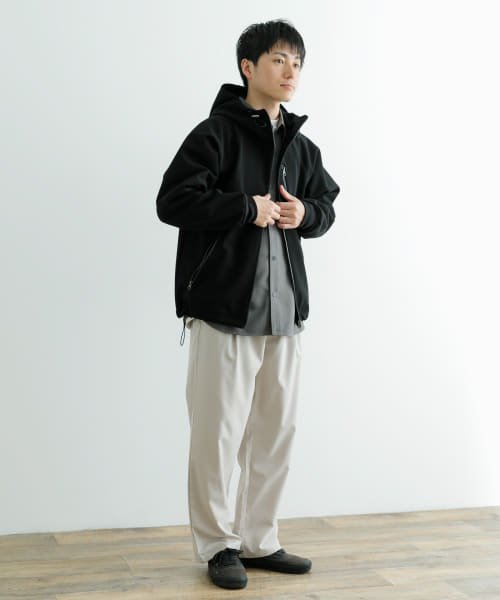 ITEMS URBANRESEARCH(アイテムズアーバンリサーチ（メンズ）)/『防風』裏フリースWzip ボンディングパーカー/img11