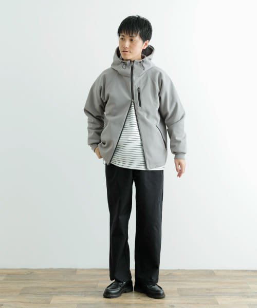 ITEMS URBANRESEARCH(アイテムズアーバンリサーチ（メンズ）)/『防風』裏フリースWzip ボンディングパーカー/img17