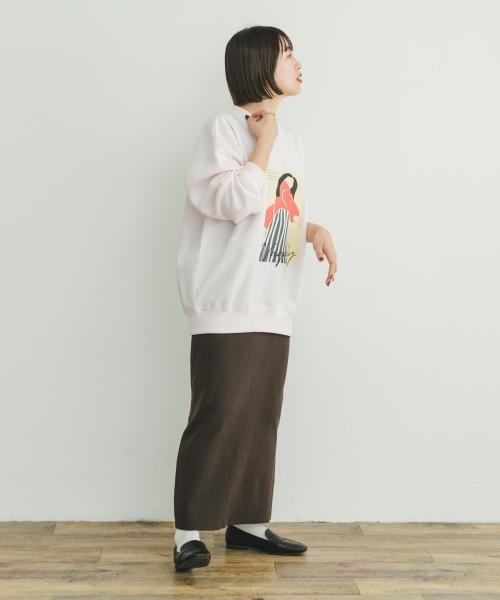 ITEMS URBANRESEARCH(アイテムズ アーバンリサーチ（レディース）)/プリントクルーネックスウェット/img05