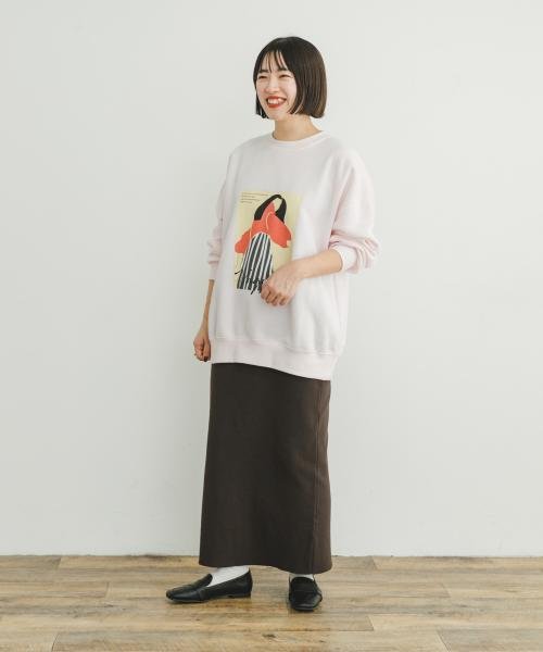 ITEMS URBANRESEARCH(アイテムズ アーバンリサーチ（レディース）)/プリントクルーネックスウェット/img06