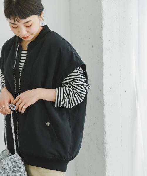 ITEMS URBANRESEARCH(アイテムズ アーバンリサーチ（レディース）)/中綿2WAYブルゾン/img01