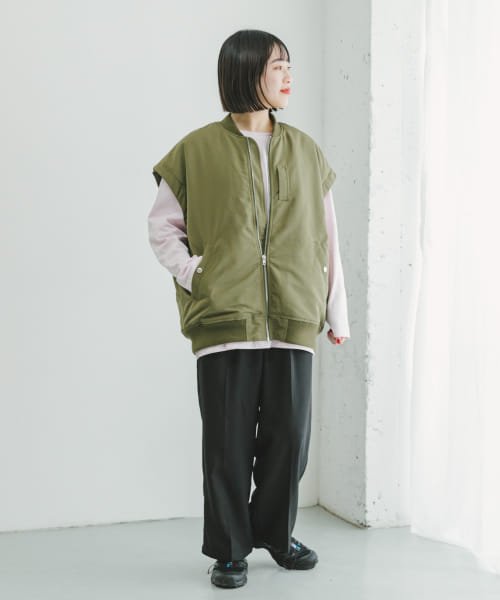 ITEMS URBANRESEARCH(アイテムズ アーバンリサーチ（レディース）)/中綿2WAYブルゾン/img15