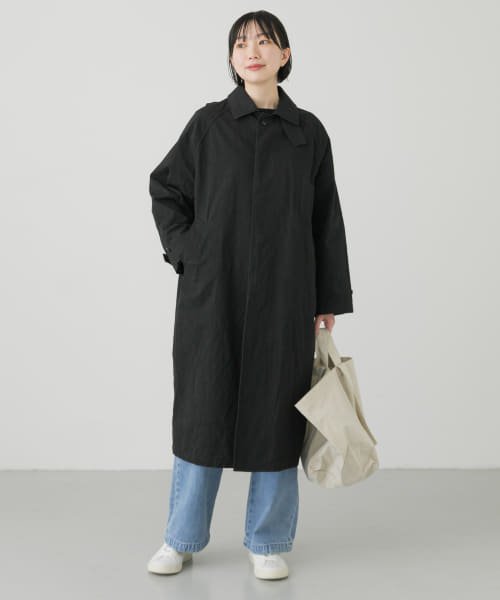ステンカラーラグランビッグコート 