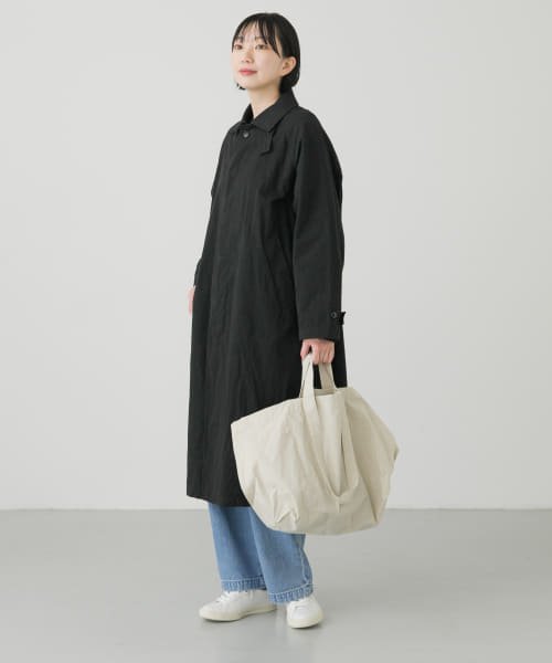 ステンカラーラグランビッグコート 