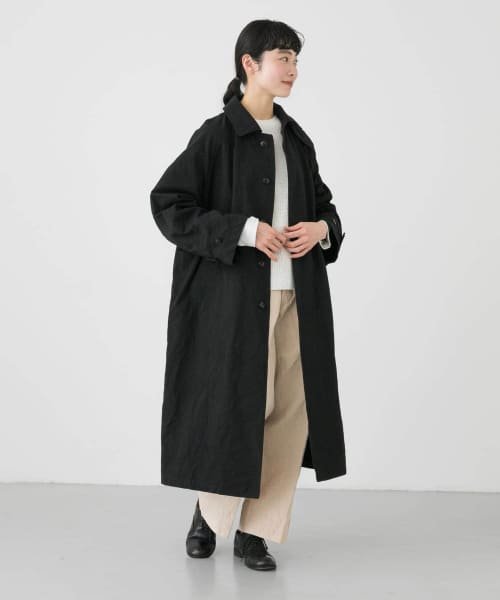 ステンカラーラグランビッグコート 