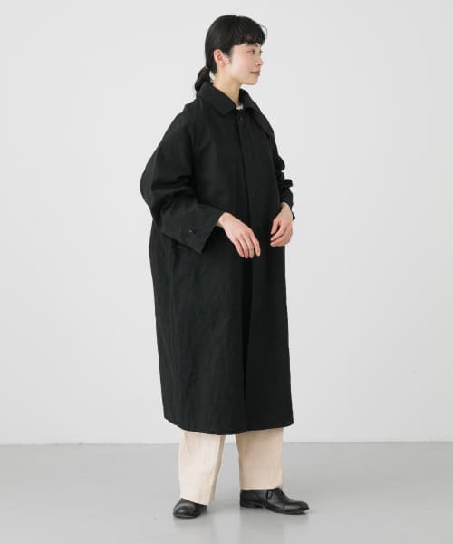 ステンカラーラグランビッグコート 