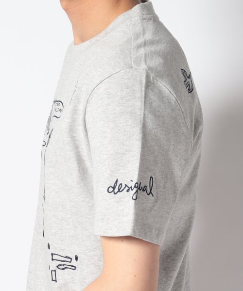 Desigual(デシグアル)/イラスト刺繍 Tシャツ/img07