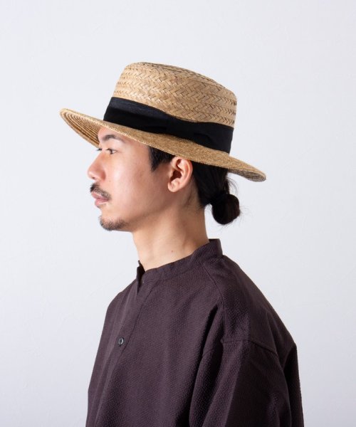 GLOSTER(GLOSTER)/【限定展開】【GLOSTER/グロスター】SWICH BOATHER HAT ハット 麦わら カンカン帽/img10