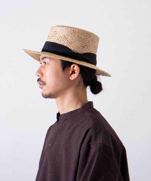 GLOSTER(GLOSTER)/【限定展開】【GLOSTER/グロスター】SWICH BOATHER HAT ハット 麦わら カンカン帽/img11