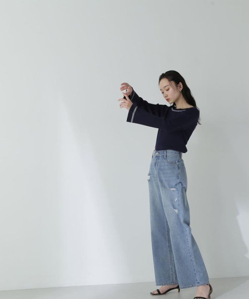 シアーラインフレアカフスニット 人気・おすすめ｜使いやすい・旅行におすすめ 品質保証 全国発送 在庫限り